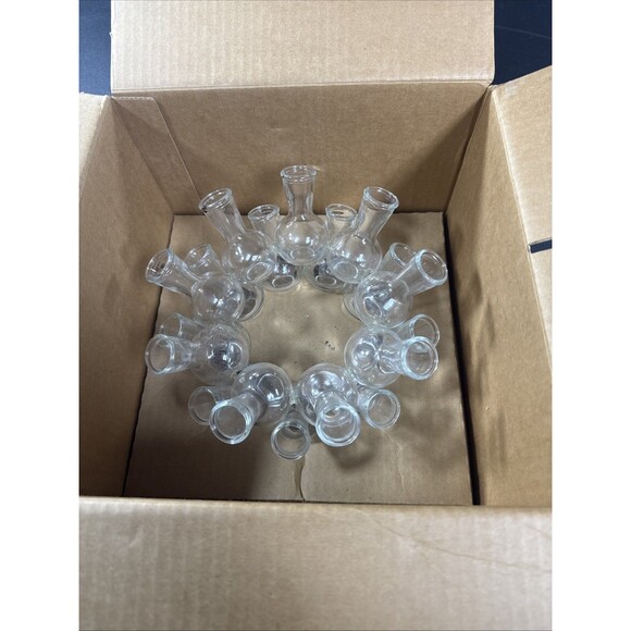 VTG “The Original” Floral Seven And Floral Design Glass Flower Arrangement Vases - Picture 12 of 15